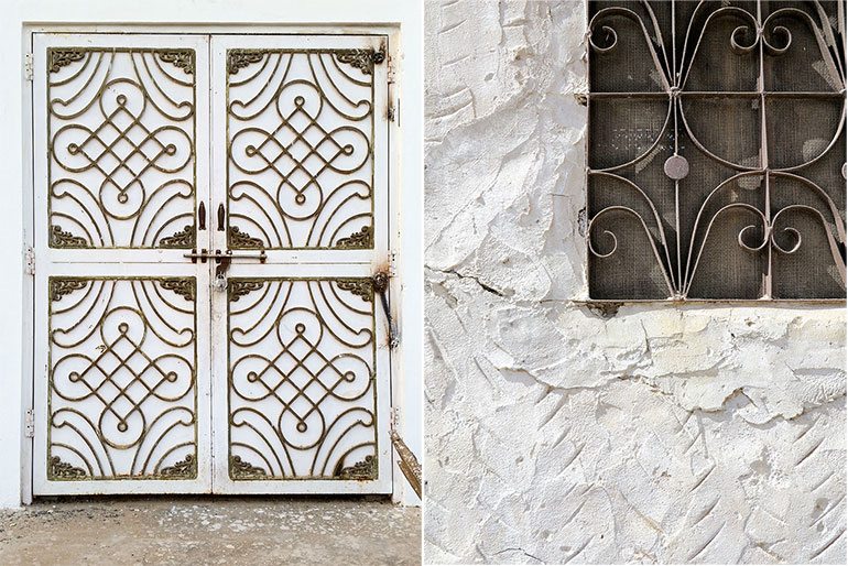 Decorative door and window in Jaipur. Photo: Heather Moore
