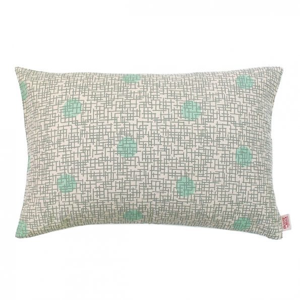 Skinny Laminx Cushion Cover Gridly Glass Mint