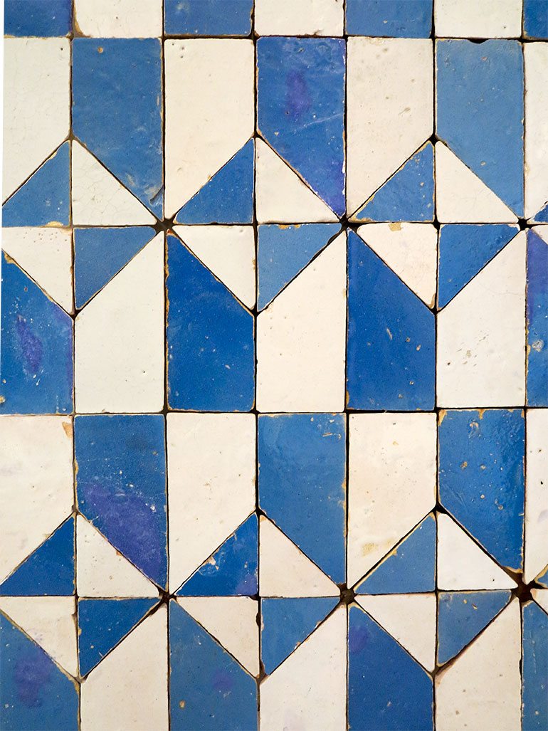 Tiles of Lisbon from 1600-1625. Photo: Heather Moore