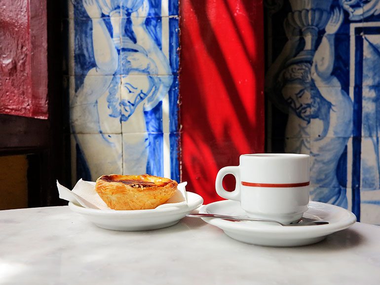 coffee-shop-tiles-Alfama Lisbon. Photo: Heather Moore