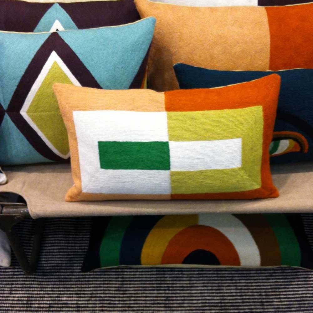 I did buy one (actually, two) of these cushions though, designed by Gabrielle Soyer for Lindell & Co.
