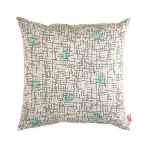 Skinny Laminx Cushion Cover Gridly Glass Mint