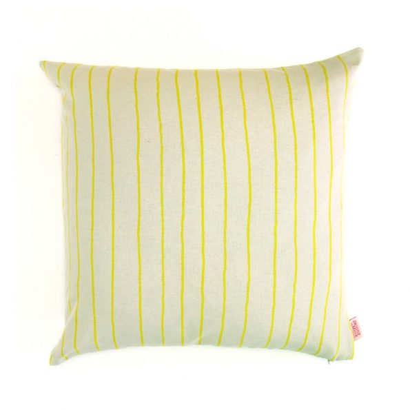 Skinny laMinx Cushion Cover Simple Stripe Lemon