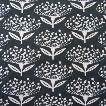 Skinny Laminx Fabric Pincushion Charcoal