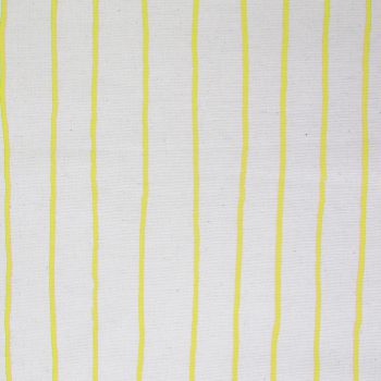 Skinny Laminx Fabric Simple Stripe Lemon