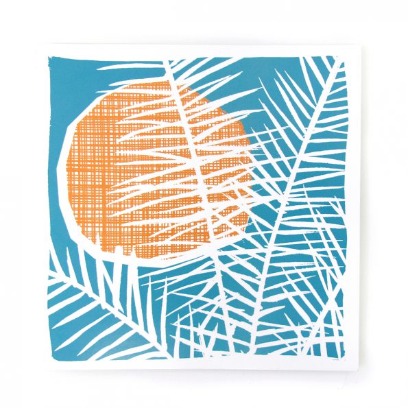 Skinny Laminx Card Palm Sun