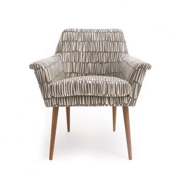 Oslo chair Woodpile Cocoa front