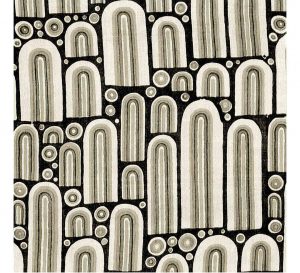 Textile sample Josef Hoffman via the archers