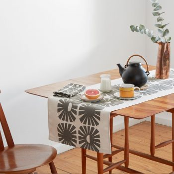 Skinny laMinx Table Runner Sunshine Graphite