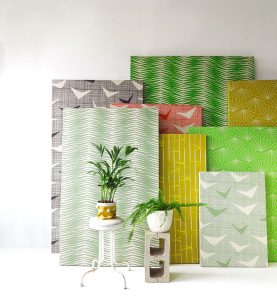 Paradise is Here fabrics panels