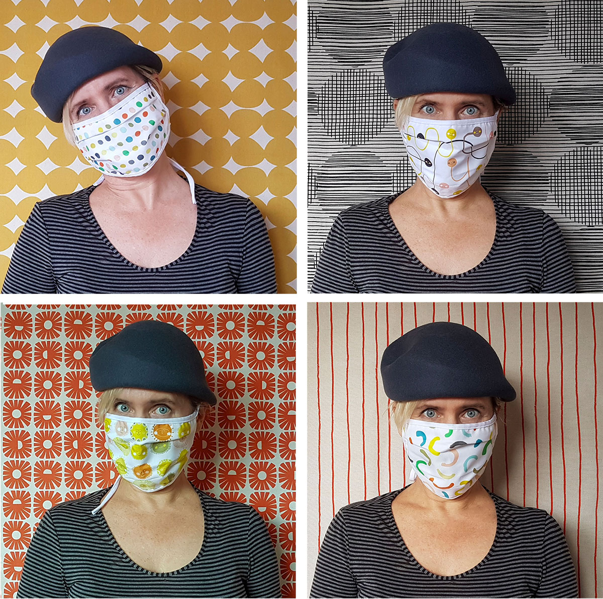 Four masks