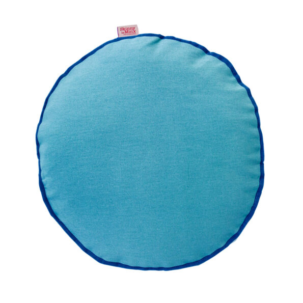 Colour Pop Round Cushion Cover - Teal/Petrol