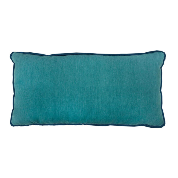 Colour Pop Oblong Cushion Cover - Teal/Petrol