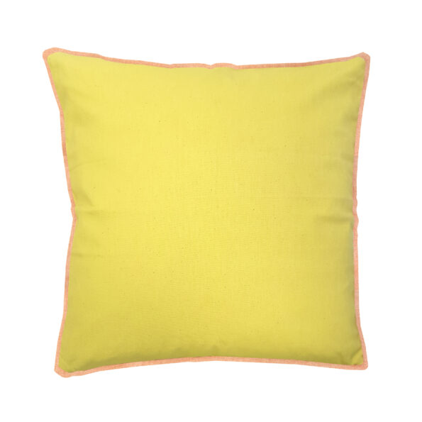 Colour Pop Cushion Cover 60x60 - Lemon/Shell