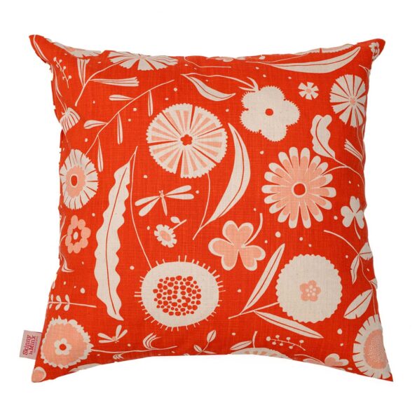 Cushion Cover - Flourish Poppy