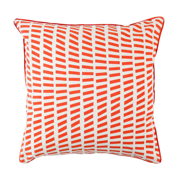 Cushion Cover Piped 60x60 - Shard Persimmon