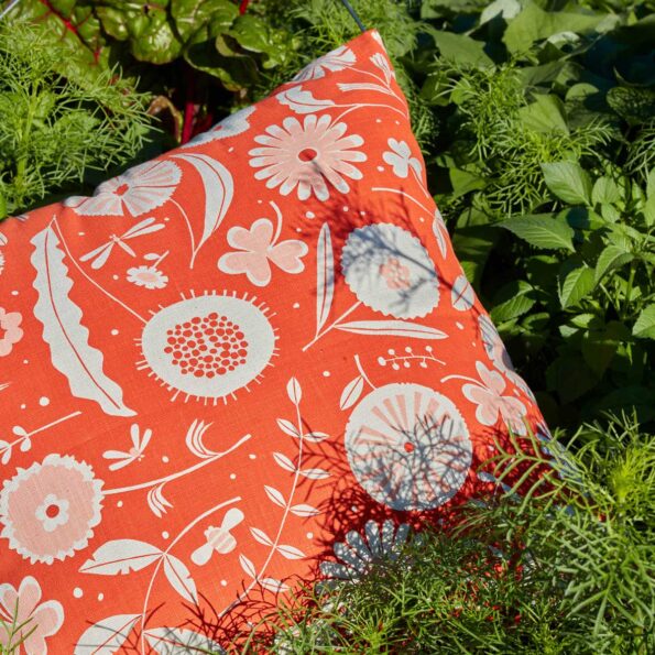 Cushion Cover - Flourish Poppy - Image 6