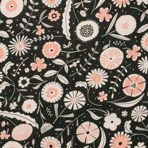 Cushion Cover - Flourish Charcoal - Image 3