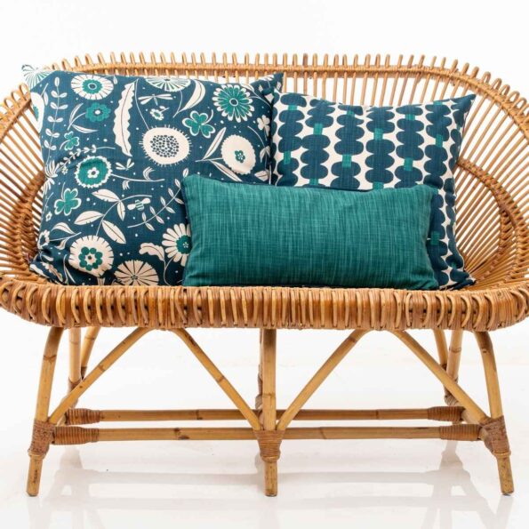 Oblong Cushion Cover - Colour Pop Teal - Image 2